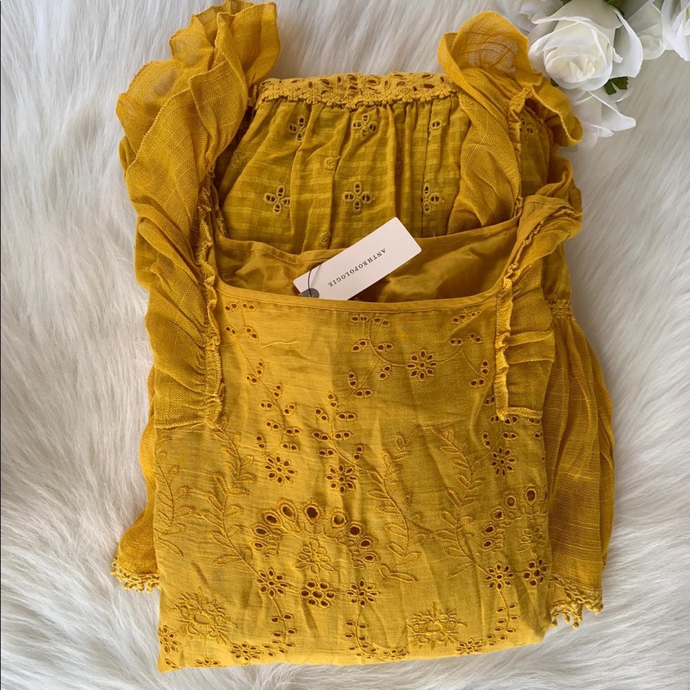 💕Anthropologie Fallon eyelet maxi dress - Picture 8 of 8